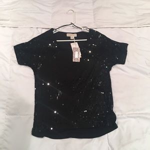 Sequin Michael Kors top